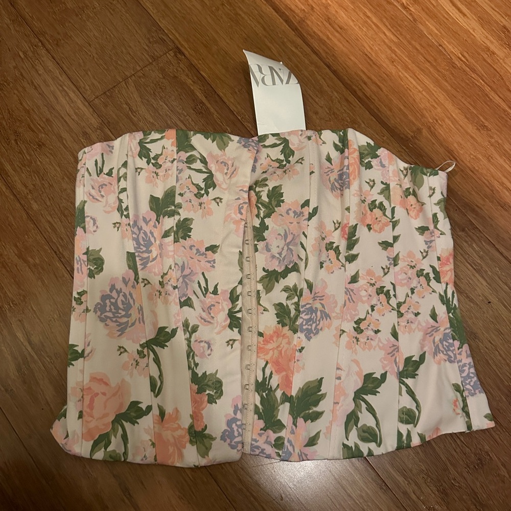 Zara rose corset